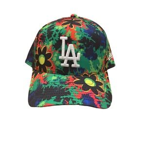New Era Los Angeles Dodgers 9FORTY MLB Wild Floral A-Frame SnapBack Hat Cap OSFM